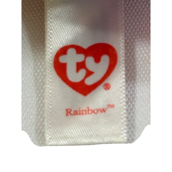 Ty Beanie Ballz Rainbow Fish Tie-Dyed  5” Unisex Kids Stuffed Animal Beanbag - Picture 6 of 14